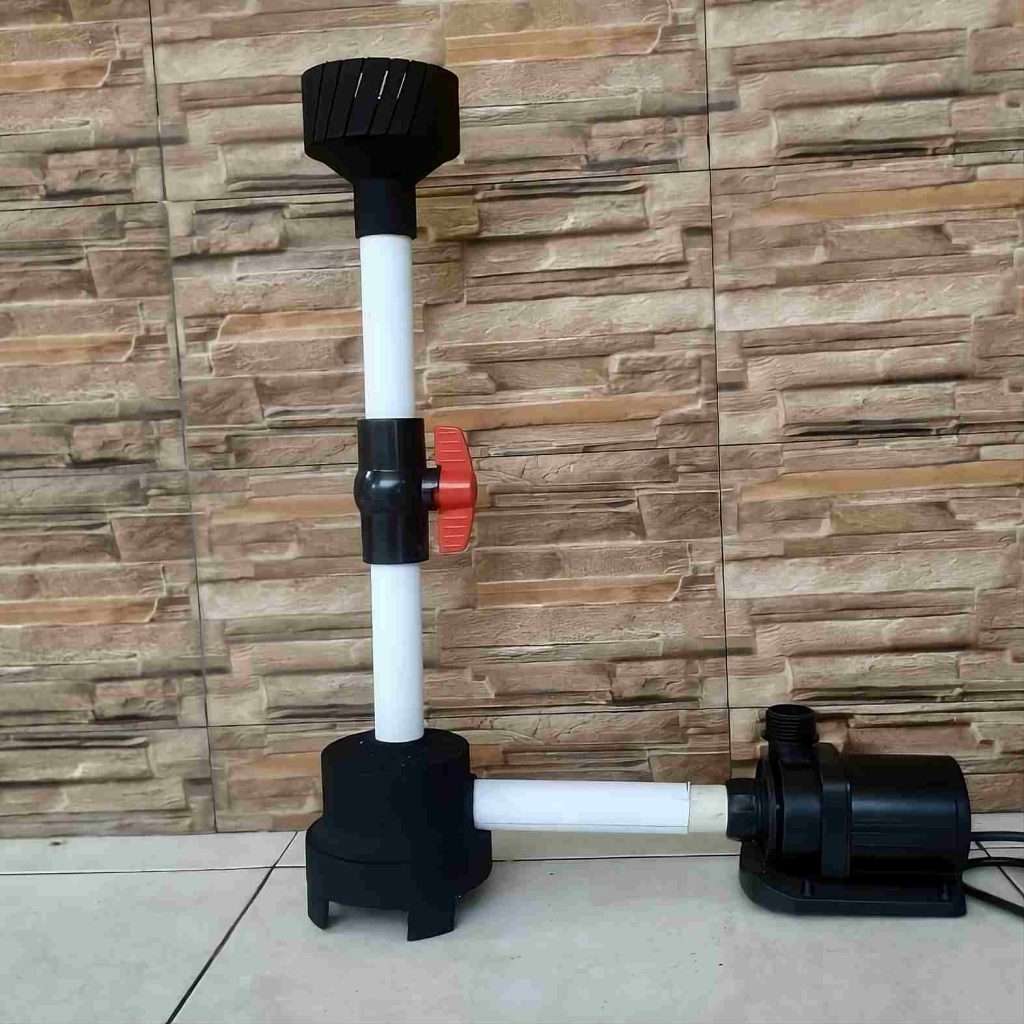 Paket Skimmer Vaccum Drain Kolam Ikan Koi Pemberat jadi satu dengan drain